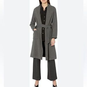 Bailey 44 Gray Asher Coat Size Medium Quiet Luxury Classic Old Money